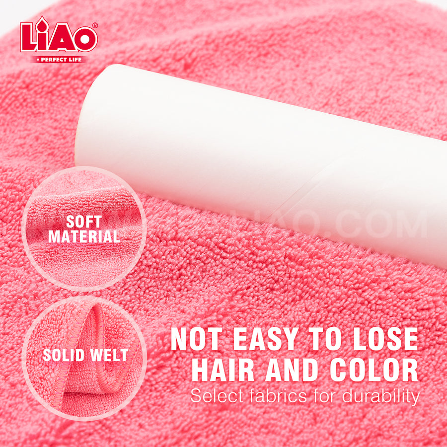 Liao Microfiber Cleaning Cloths Multicolour 35x35cm Pack of 12, Versatile Cleaning, 320 GSM, Reusable, Car & Kitchen Use, 40g per Cloth
