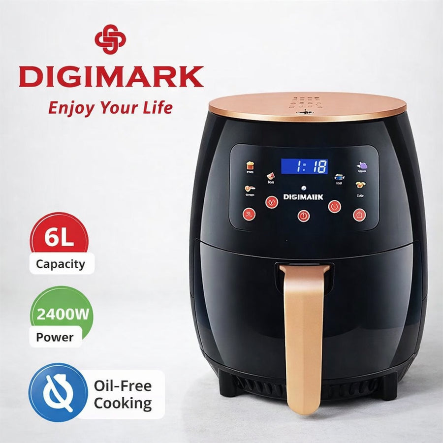 Digimark 6L air fryer touch control