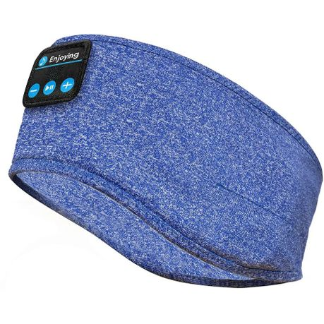 Bluetooth Sleep Headband Headphones - Wireless Sports Headband with Ultra-Thin Speakers, Soft Sleep Mask for Running & Side Sleepers