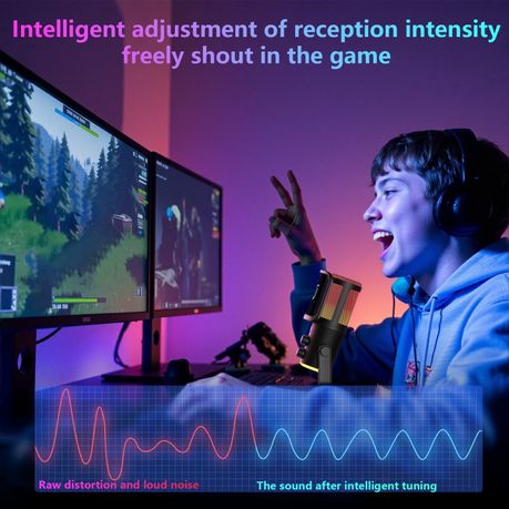KOOSDA KMP-171 RGB USB Gaming Microphone