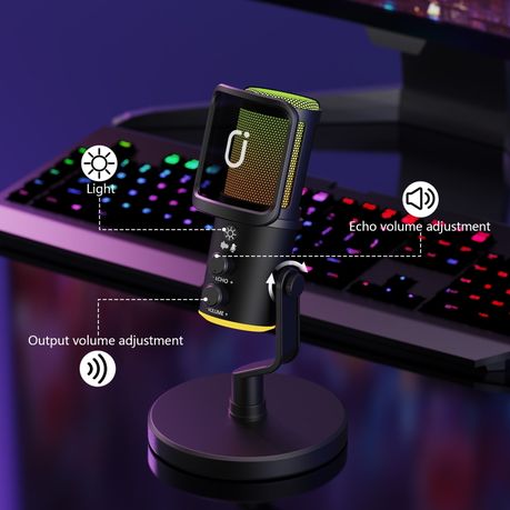 KOOSDA KMP-171 RGB USB Gaming Microphone