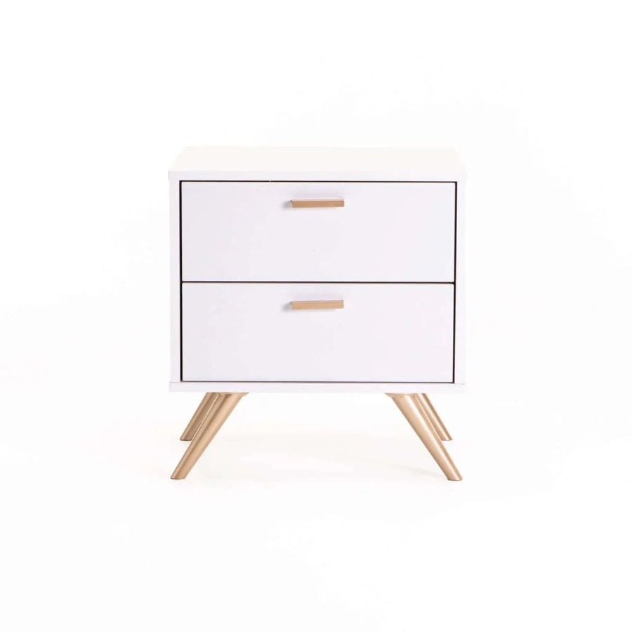 LENA 2 Drawer Pedestal side view