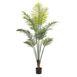 Artificial palm plant 160cm tall in a black pot