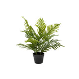 Artificial palm plant 60cm in a black pot