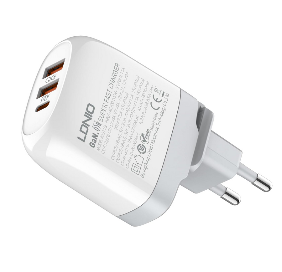 LDNIO A3511Q 65W GaN Fast Charger