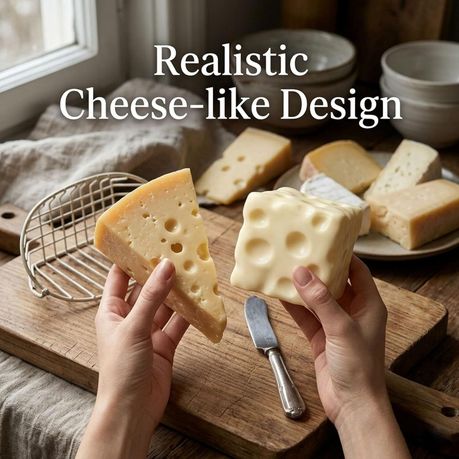 Jumbo Butter Cheese Block Squishy Slow Rebound Stress Toy