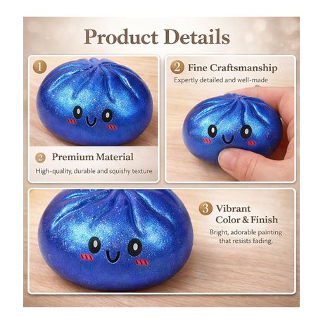 Dumpling Squishy Fidget Stress Toy
