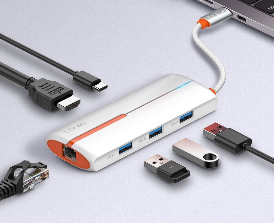 LDNIO DS-26H 6-in-1 USB-C Docking Station