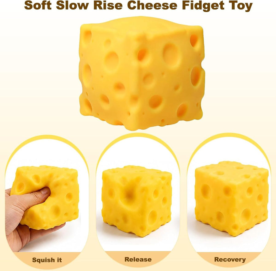 Jumbo cheese block squishy
